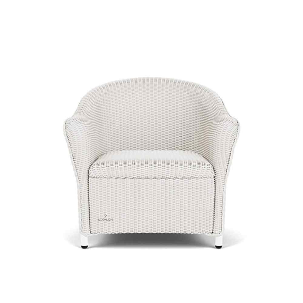 Reflections Wicker Lounge Chair With Padded Seat Lloyd Flanders - Uptown Sebastian