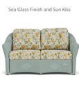 Reflections Wicker Loveseat 5PC Lounge Set With Chairs and Tables - Uptown Sebastian