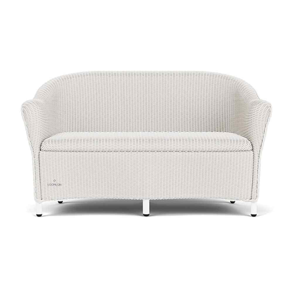 Reflections Wicker Loveseat With Padded Seat Lloyd Flanders - Uptown Sebastian