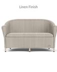 Reflections Wicker Loveseat With Padded Seat Lloyd Flanders - Uptown Sebastian