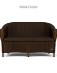 Reflections Wicker Loveseat With Padded Seat Lloyd Flanders - Uptown Sebastian