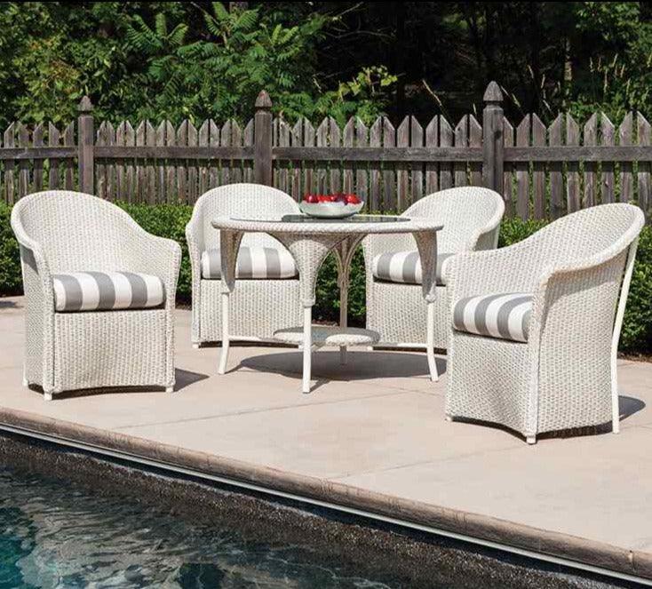 Reflections Wicker Patio Dining Table and Chair Set for 4 Lloyd Flanders - Uptown Sebastian