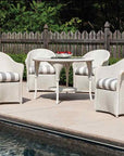 Reflections Wicker Patio Dining Table and Chair Set for 4 Lloyd Flanders - Uptown Sebastian