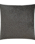 Rexford Charcoal Solid Textured Grey Large Throw Pillow With Insert - Uptown Sebastian