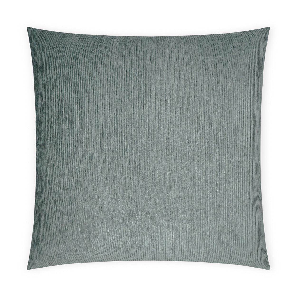 Ridges Haze Solid Stripes Textured Mist Large Throw Pillow With Insert - Uptown Sebastian