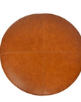 Round Leather Ottoman Coffee Table Manning - Uptown Sebastian