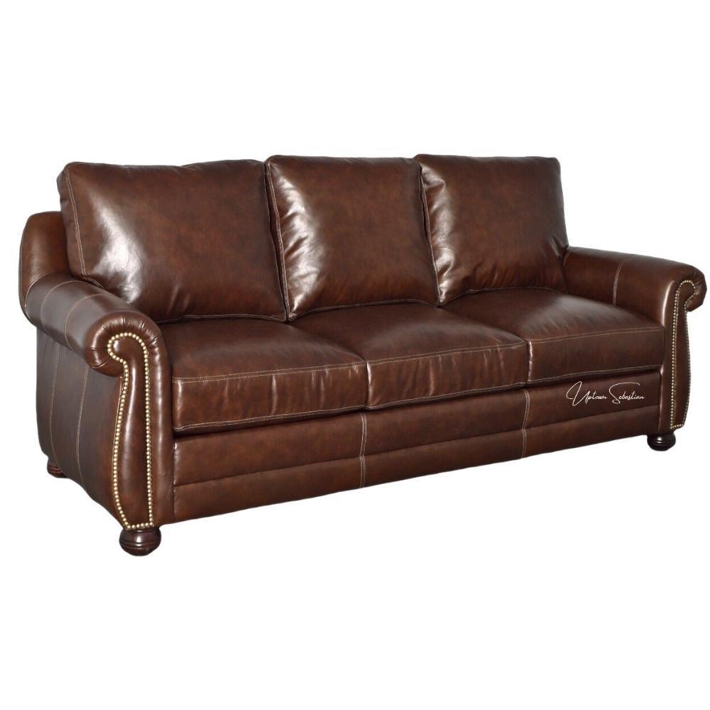 Saddle Up for Comfort on the Leather Sofa - Uptown Sebastian