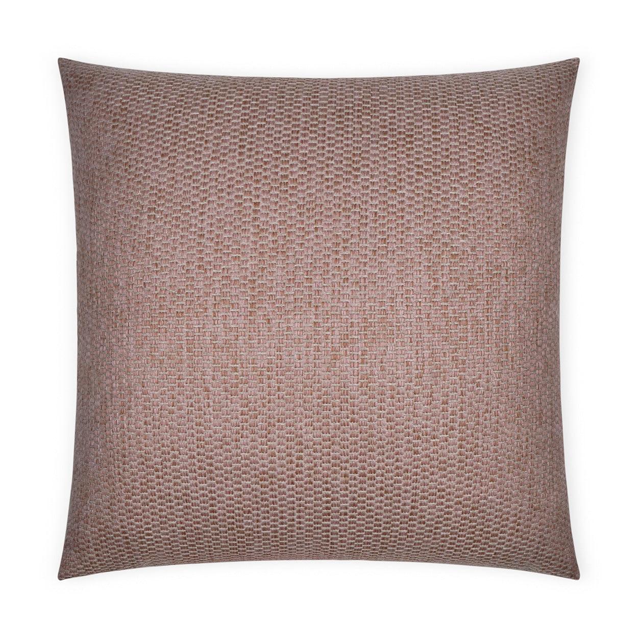 Smoothie Blush Solid Blush Large Throw Pillow With Insert - Uptown Sebastian