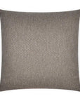 Smoothie Taupe Solid Tan Taupe Large Throw Pillow With Insert - Uptown Sebastian