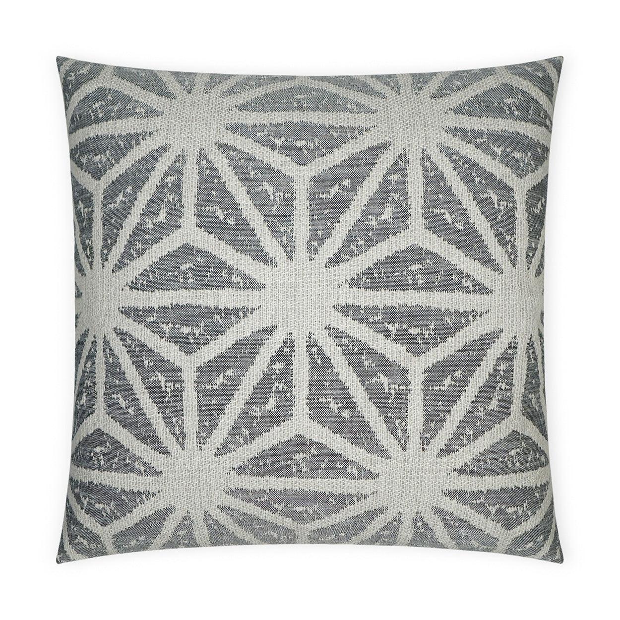 Solazzo Charcoal Geometrical Grey Tan Taupe Large Throw Pillow With Insert - Uptown Sebastian