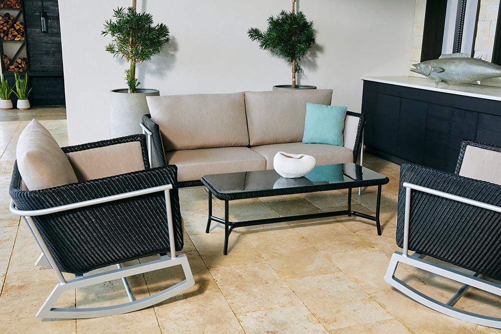 Solstice Outdoor Rectangle Coffee Table Patio Furniture Lloyd Flanders - Uptown Sebastian