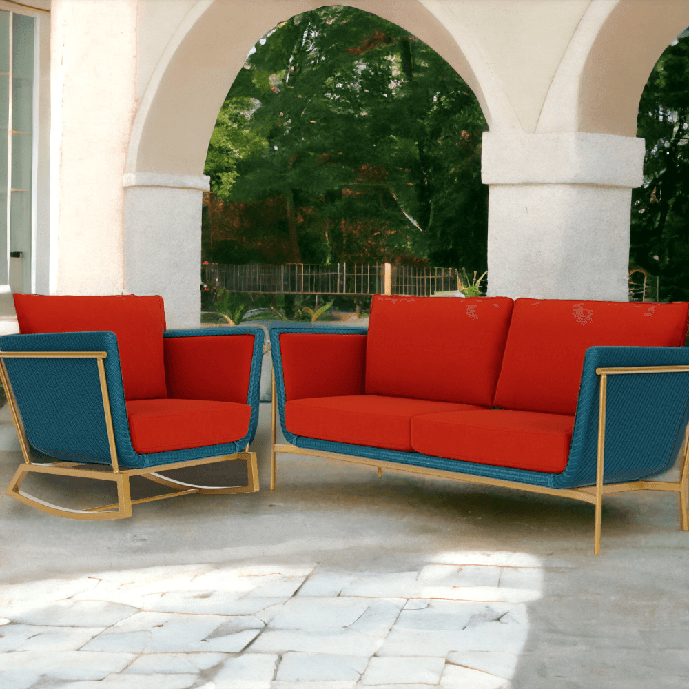 Solstice Outdoor Wicker Lounge Rocker Chair Patio Furniture - Uptown Sebastian