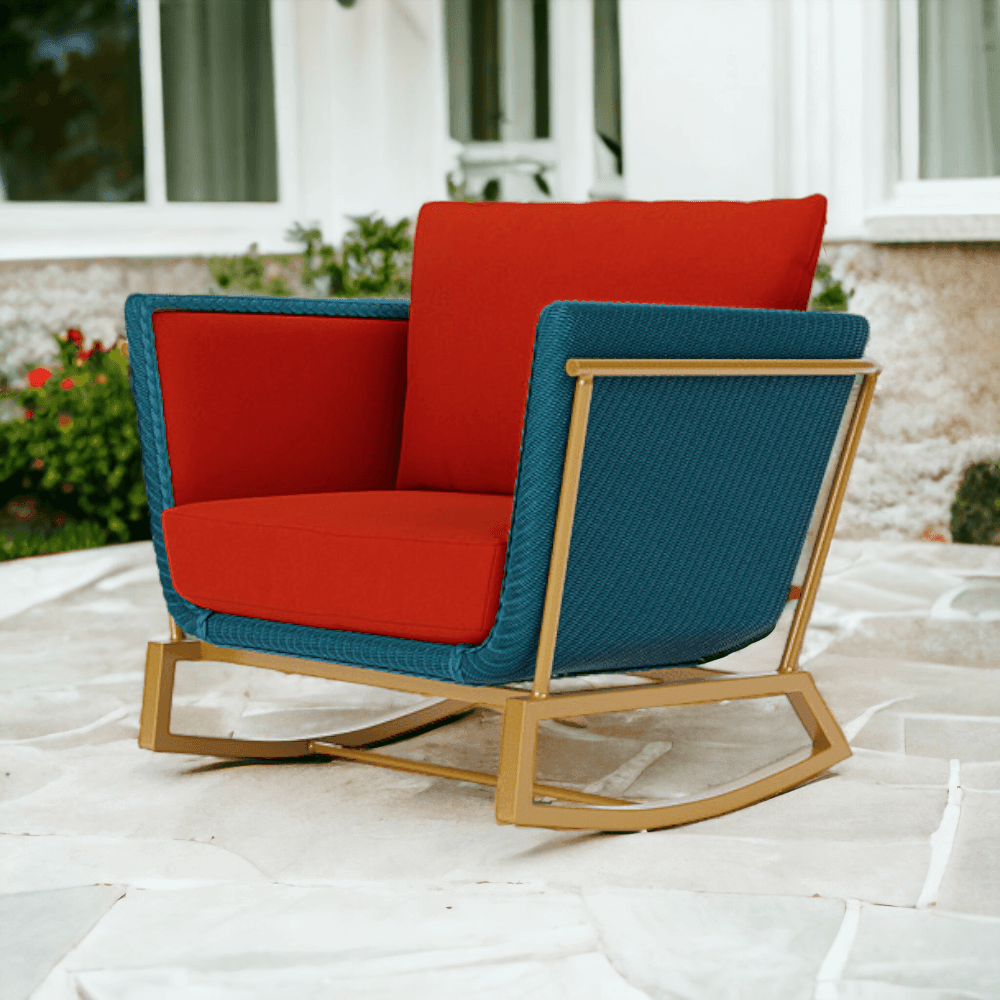 Solstice Outdoor Wicker Lounge Rocker Chair Patio Furniture - Uptown Sebastian