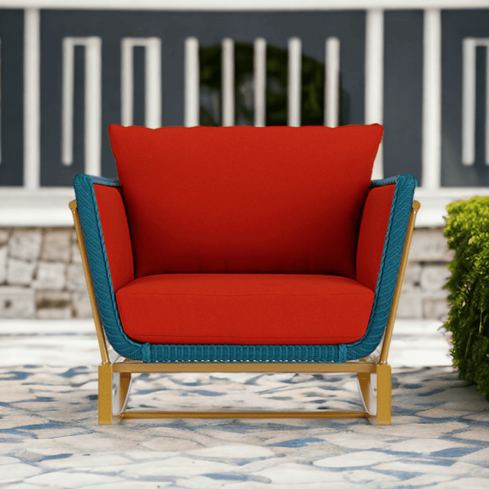 Solstice Outdoor Wicker Lounge Rocker Chair Patio Furniture - Uptown Sebastian
