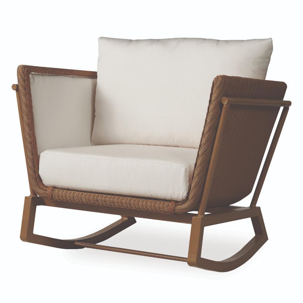 Solstice Outdoor Wicker Lounge Rocker Chair Patio Furniture - Uptown Sebastian