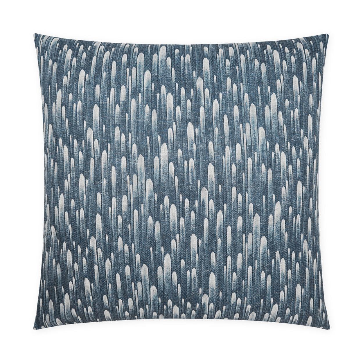 Space Indigo Blue Large Throw Pillow With Insert - Uptown Sebastian