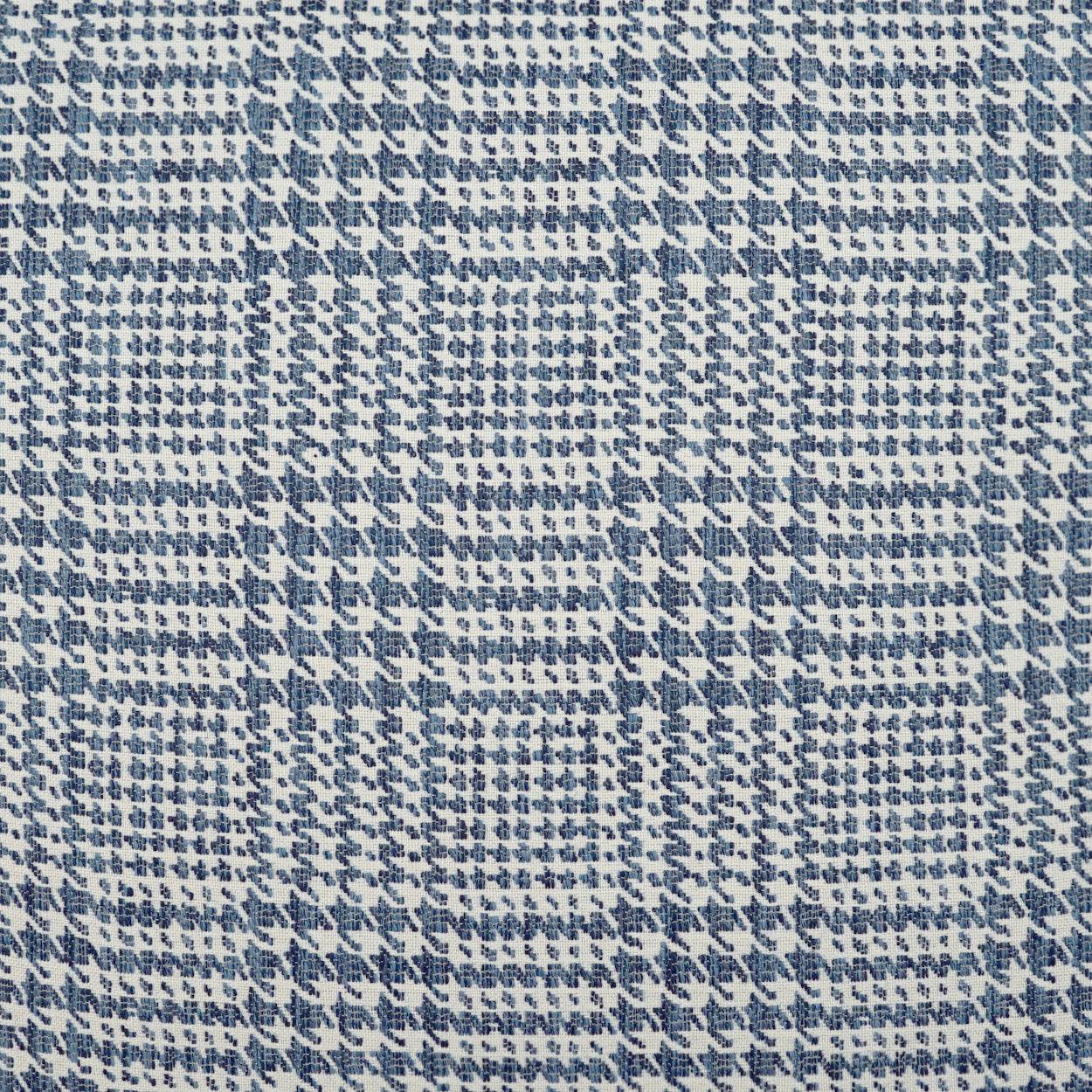 Spencer Traditional Plaid Check Blue Large Throw Pillow With Insert - Uptown Sebastian