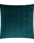 Stream Teal Solid Turquoise Teal Large Throw Pillow With Insert - Uptown Sebastian