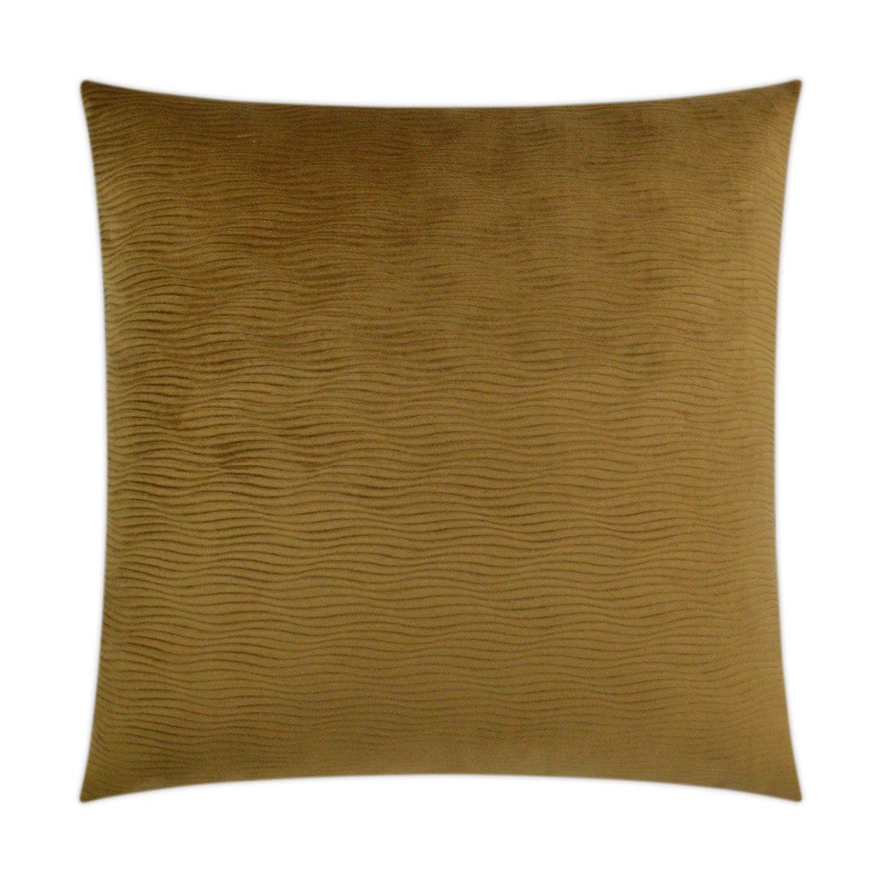 Stream Walnut Solid Tan Taupe Large Throw Pillow With Insert - Uptown Sebastian