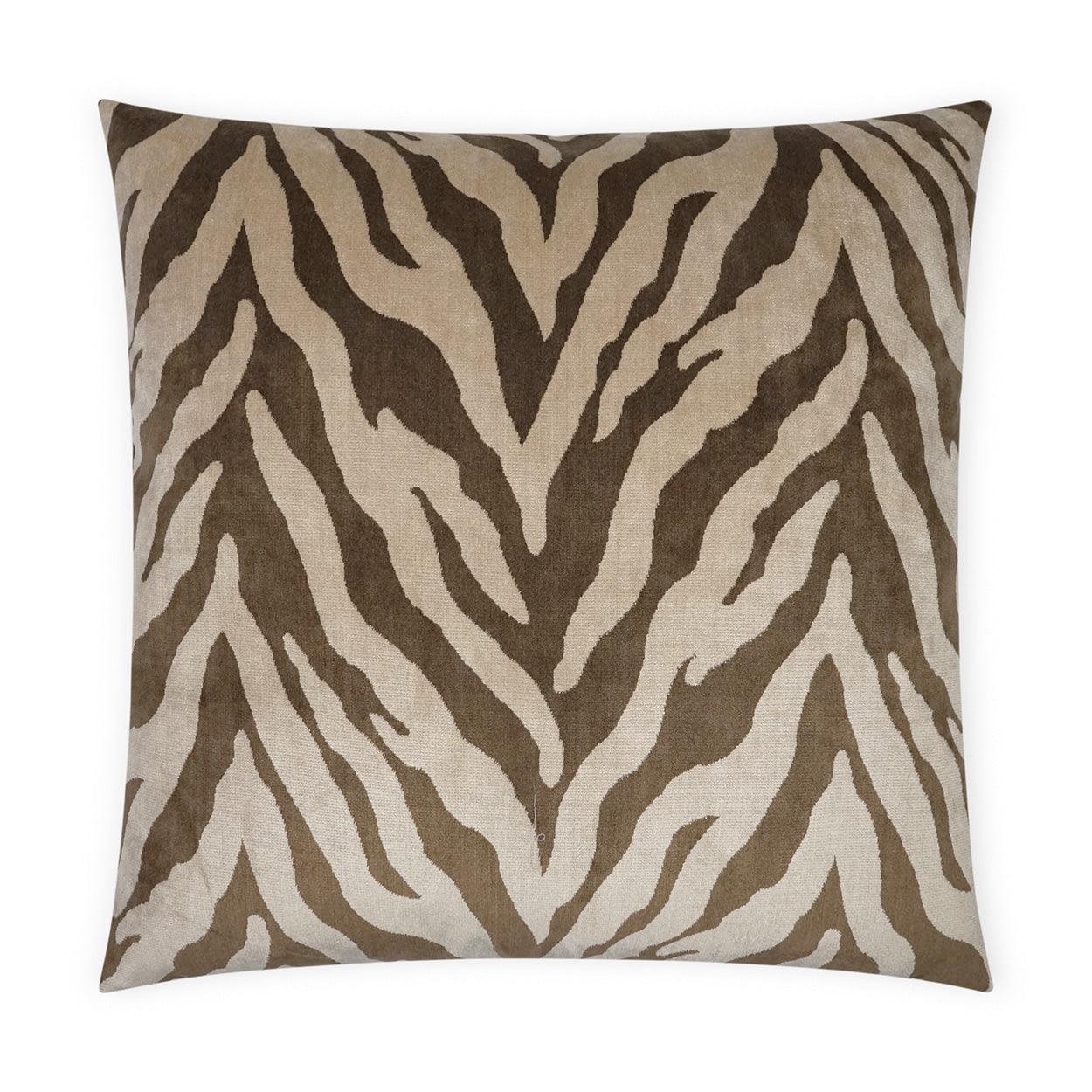 Tanja Bark Animal Brown Large Throw Pillow With Insert - Uptown Sebastian