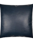 Tartan Navy Plaid Check Navy Large Throw Pillow With Insert - Uptown Sebastian