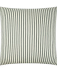 Ticking Farmhouse Stripes White Large Throw Pillow With Insert - Uptown Sebastian