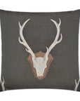 Uncle Buck Grey Large Throw Pillow With Insert - Uptown Sebastian