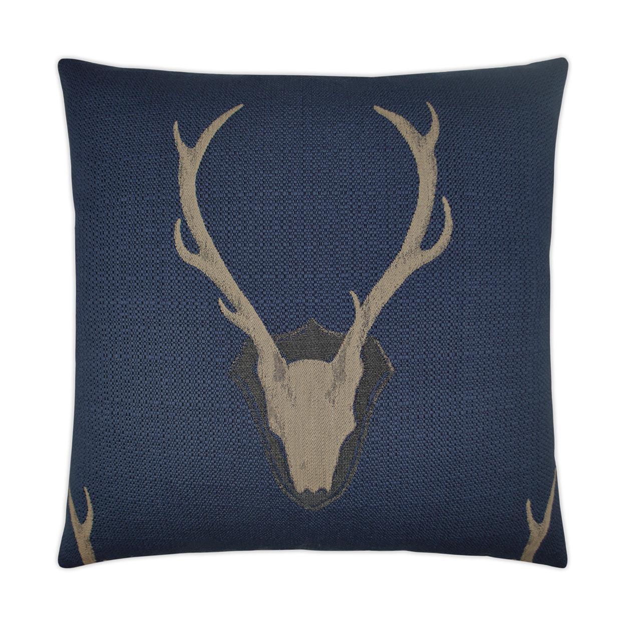 Uncle Buck Navy Large Throw Pillow With Insert - Uptown Sebastian