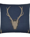 Uncle Buck Navy Large Throw Pillow With Insert - Uptown Sebastian