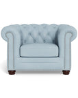 Victoria Leather Chesterfield Club Chair - Uptown Sebastian