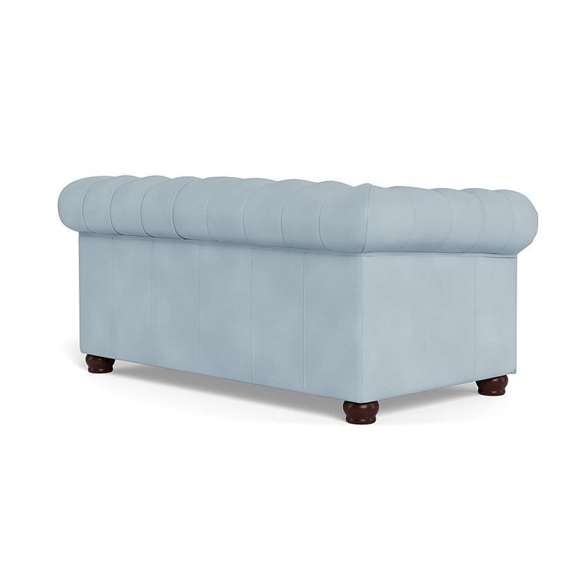 Victoria Leather Chesterfield Loveseat - Uptown Sebastian