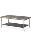 Visions 42" Rectangular Cocktail Table with Taupe Glass Lloyd Flanders - Uptown Sebastian