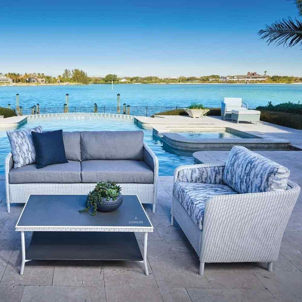 Visions Outdoor Sunbrella Replacement Cushions For Sofa Lloyd Flanders - Uptown Sebastian