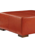 Vivian Leather Square Ottoman Coffee Table - Uptown Sebastian