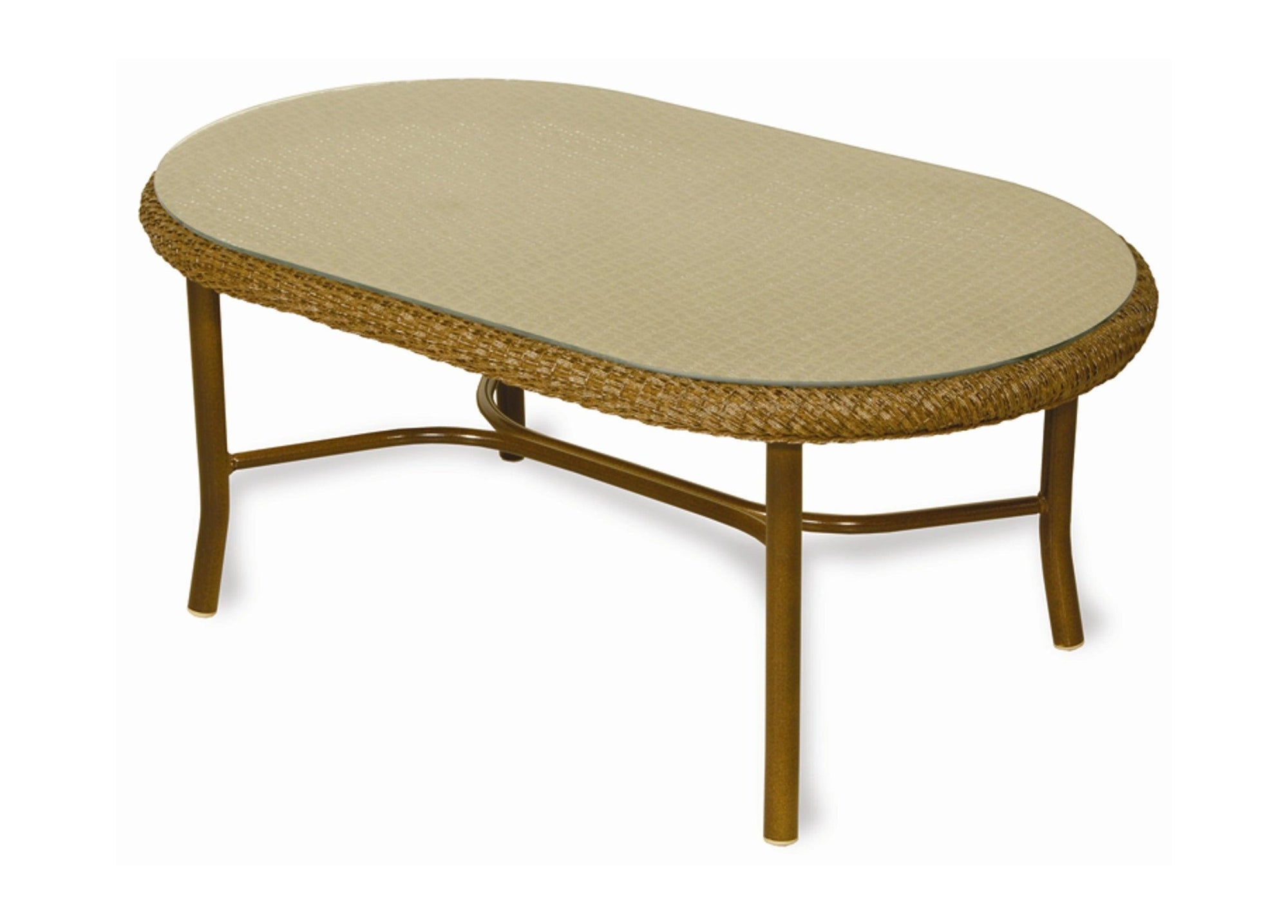 Lloyd Flanders Weekend Retreat 43" Oval Cocktail Table Lloyd Flanders