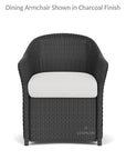 Weekend Retreat Dining Chair All Weather Wicker Lloyd Flanders - Uptown Sebastian