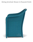 Weekend Retreat Dining Chair All Weather Wicker Lloyd Flanders - Uptown Sebastian