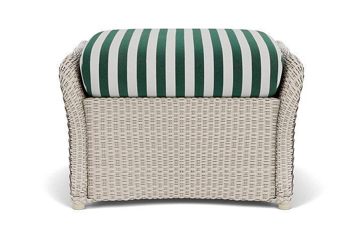 Weekend Retreat Ottoman All Weather Wicker Lloyd Flanders - Uptown Sebastian