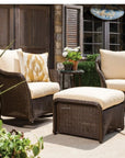 Weekend Retreat Ottoman All Weather Wicker Lloyd Flanders - Uptown Sebastian