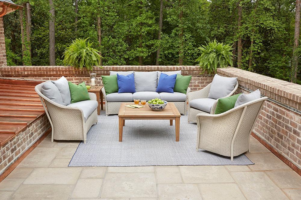 Weekend Retreat Outdoor Loveseat All Weather Wicker Lloyd Flanders - Uptown Sebastian