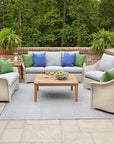 Weekend Retreat Outdoor Loveseat All Weather Wicker Lloyd Flanders - Uptown Sebastian