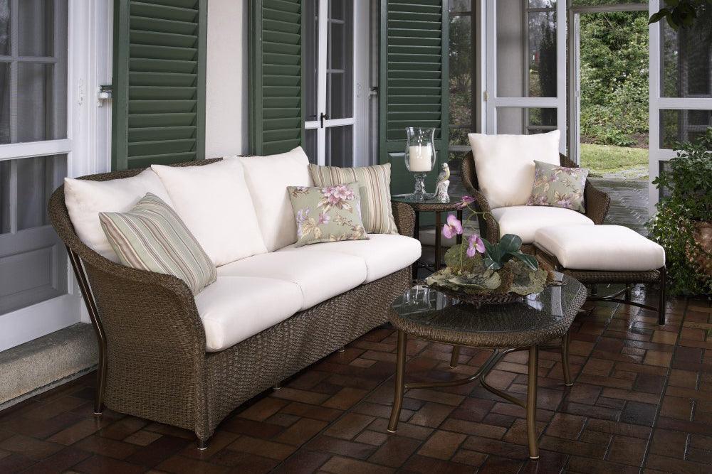 Weekend Retreat Outdoor Loveseat All Weather Wicker Lloyd Flanders - Uptown Sebastian