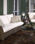 Weekend Retreat Outdoor Loveseat All Weather Wicker Lloyd Flanders - Uptown Sebastian