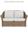 Weekend Retreat Outdoor Loveseat All Weather Wicker Lloyd Flanders - Uptown Sebastian