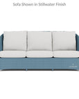 Weekend Retreat Outdoor Loveseat All Weather Wicker Lloyd Flanders - Uptown Sebastian