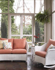 Weekend Retreat Outdoor Loveseat All Weather Wicker Lloyd Flanders - Uptown Sebastian