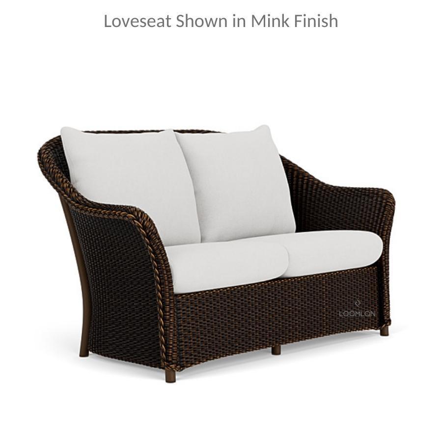 Weekend Retreat Outdoor Loveseat All Weather Wicker Lloyd Flanders - Uptown Sebastian