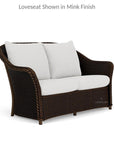 Weekend Retreat Outdoor Loveseat All Weather Wicker Lloyd Flanders - Uptown Sebastian