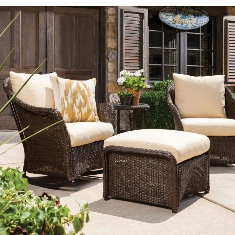 Weekend Retreat Outdoor Replacement Cushions For Ottoman Lloyd Flanders - Uptown Sebastian