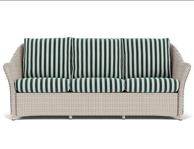 Weekend Retreat Outdoor Sofa All Weather Wicker Lloyd Flanders - Uptown Sebastian